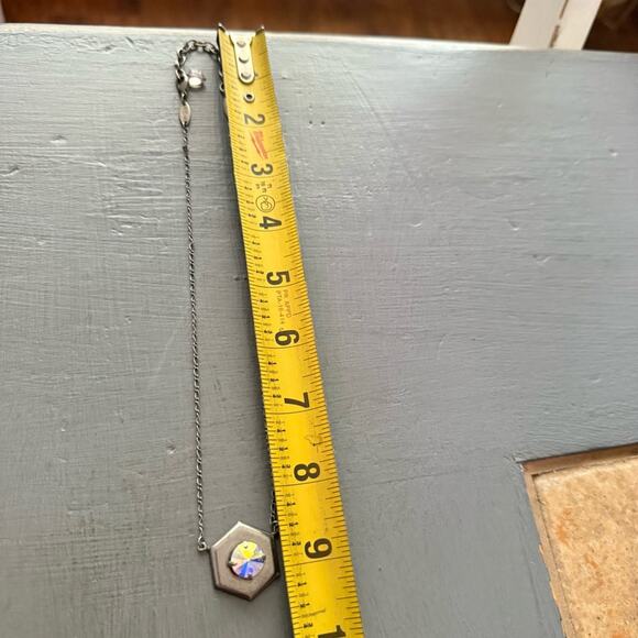 Sabika Crystal Silver Tone Necklace Summer 2014 - Picture 5 of 8